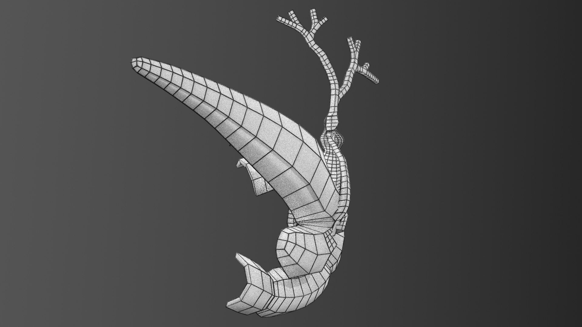 Biliary tract stone obstructions gallstone Low-poly 3D model_75