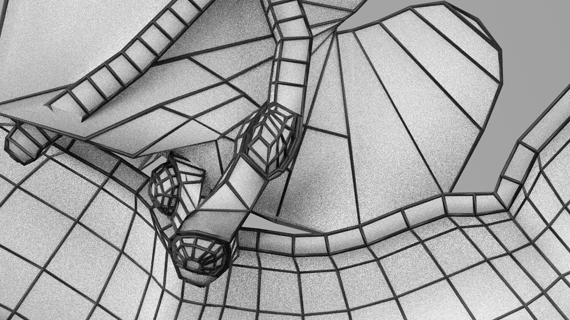 Biliary tract stone obstructions gallstone Low-poly 3D model_60