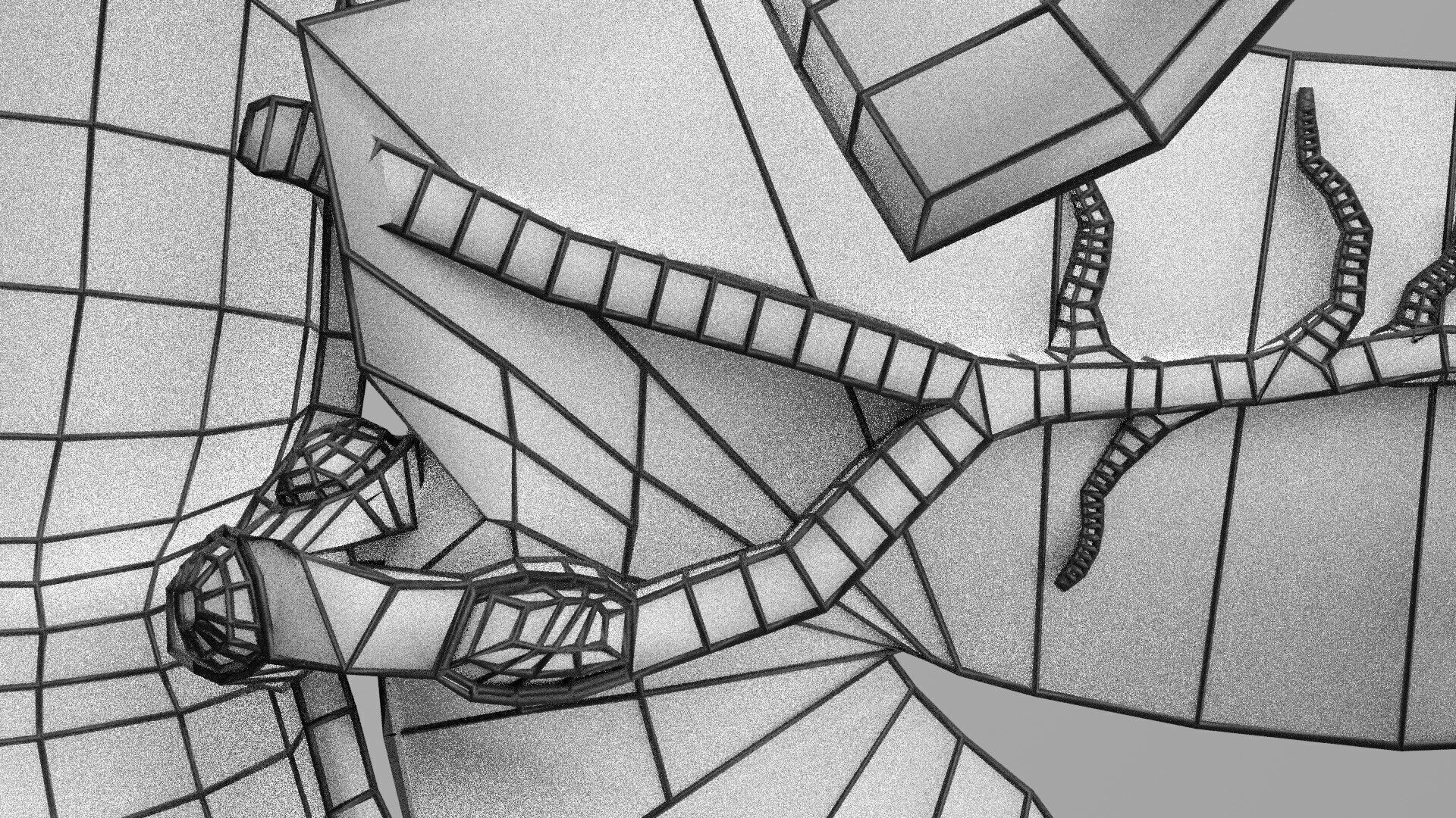 Biliary tract stone obstructions gallstone Low-poly 3D model_62