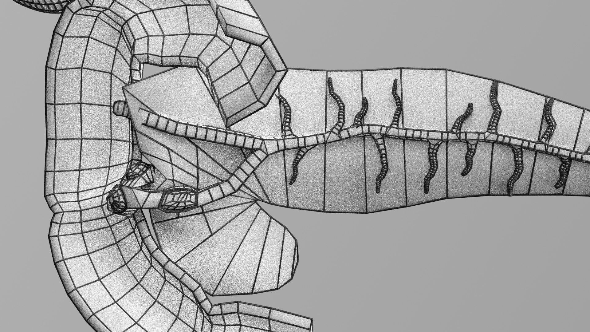 Biliary tract stone obstructions gallstone Low-poly 3D model_72