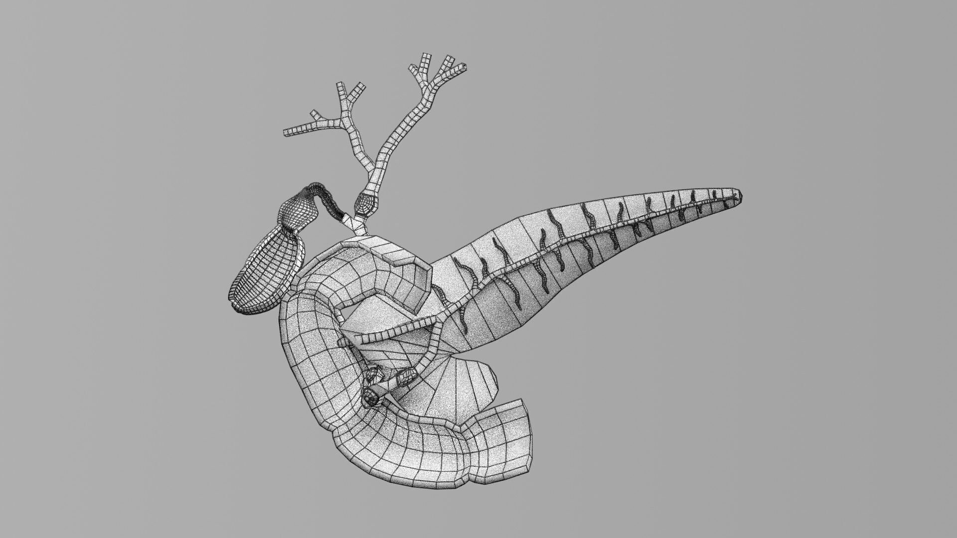 Biliary tract stone obstructions gallstone Low-poly 3D model_73