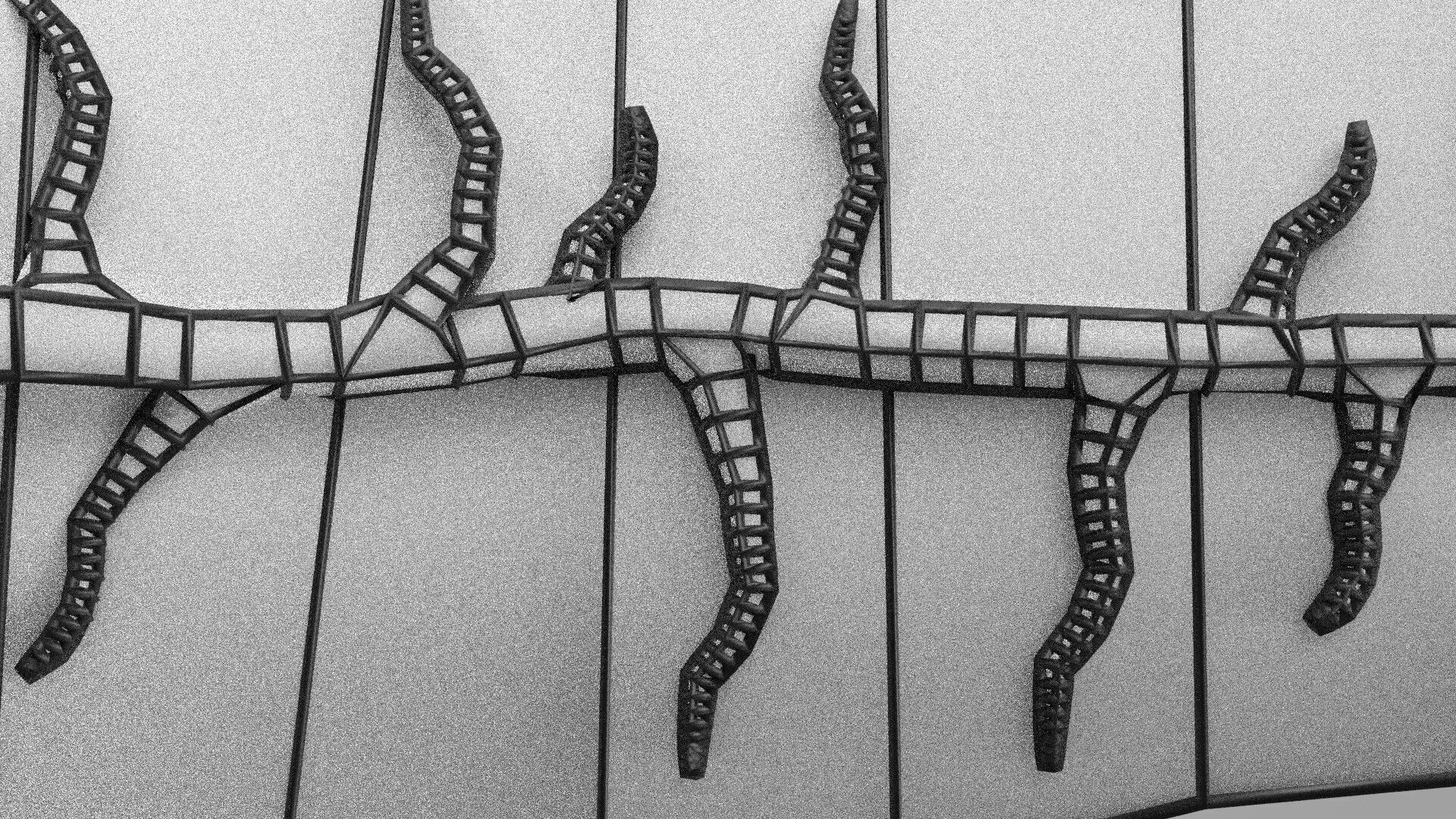 Biliary tract stone obstructions gallstone Low-poly 3D model_66