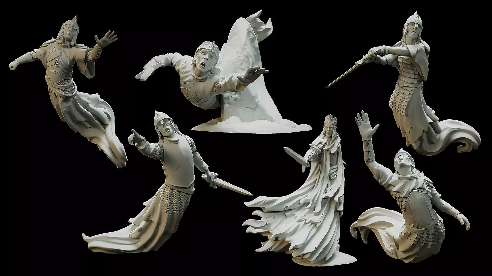 wadow commander pose 3D Model Collection_0