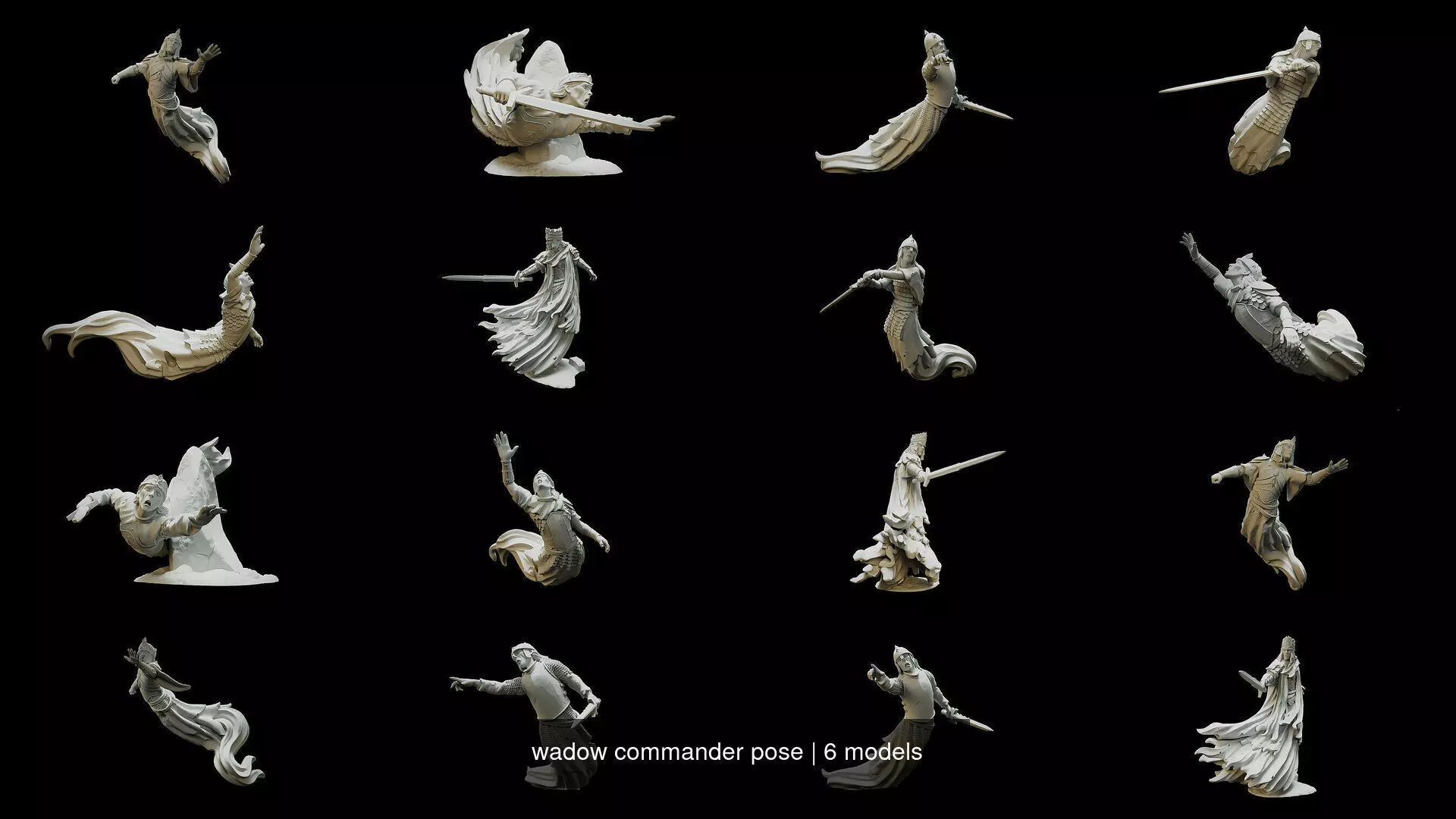 wadow commander pose 3D Model Collection_1
