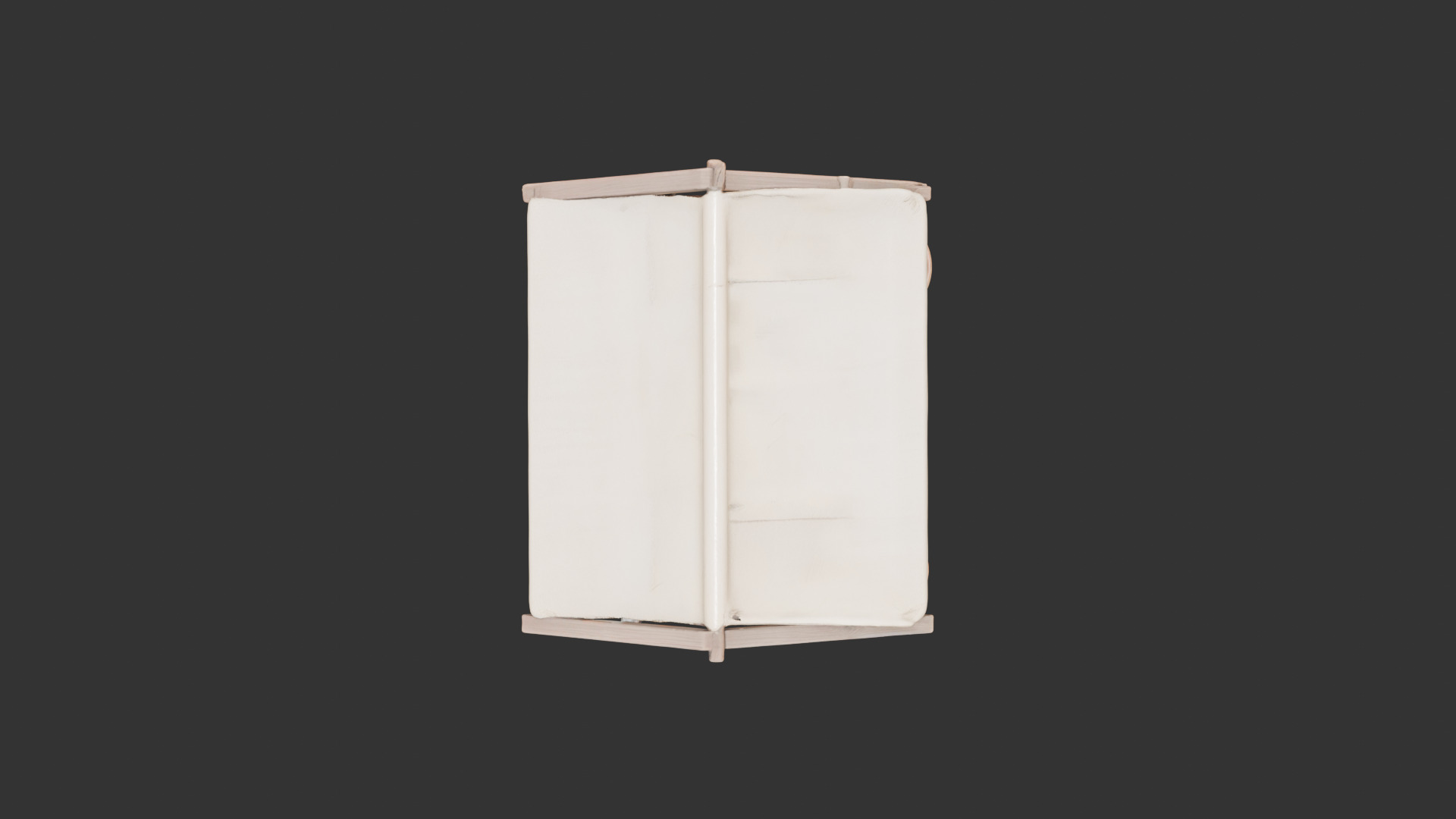 Medieval Market Stall Filled with Fresh Fruit Low-poly 3D model_10