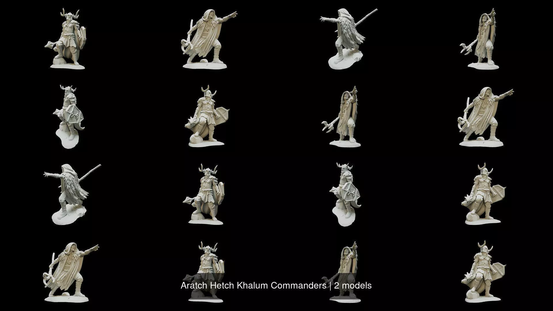 Aratch Hetch Khalum Commanders 3D Model Collection_1