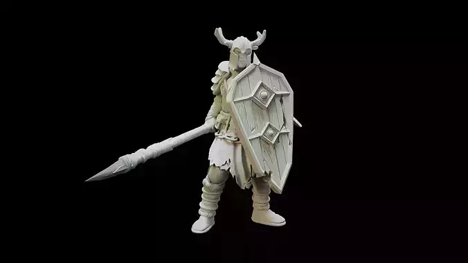 Kalum Warriors Foot With Spear Shield sword 3