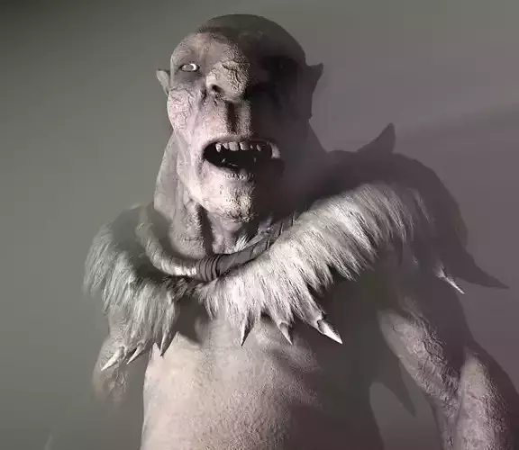 Troll 2 Game-Ready Character Low-poly 3D model