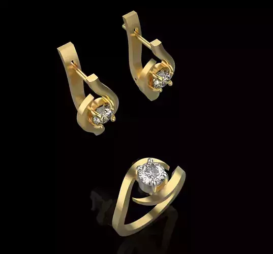 Jewelry set model collection