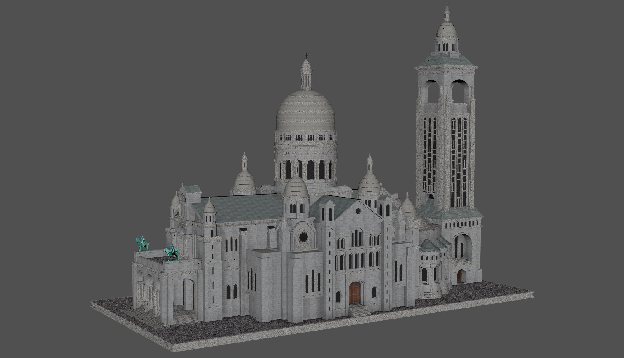 Sacre Coeur 3D model_10