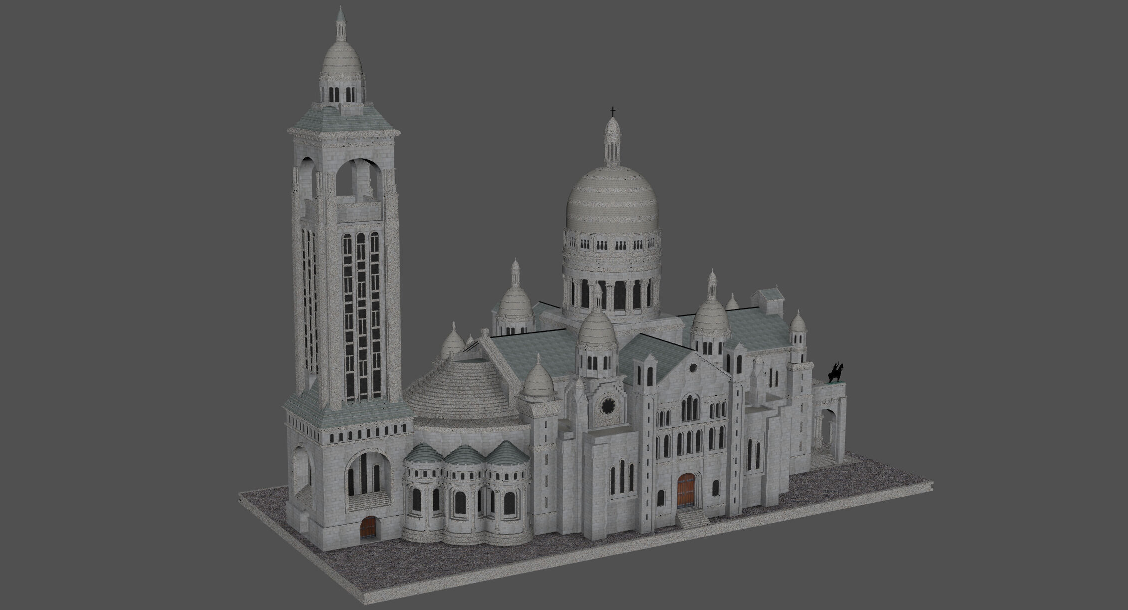 Sacre Coeur 3D model_13
