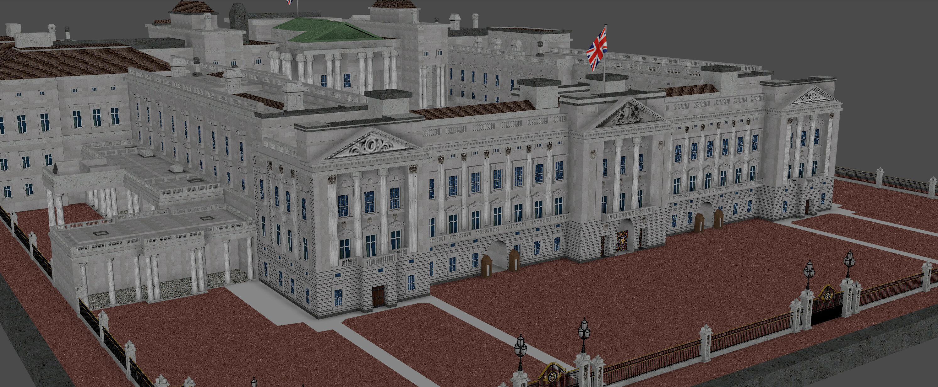 Buckingham Palace 3D model_10
