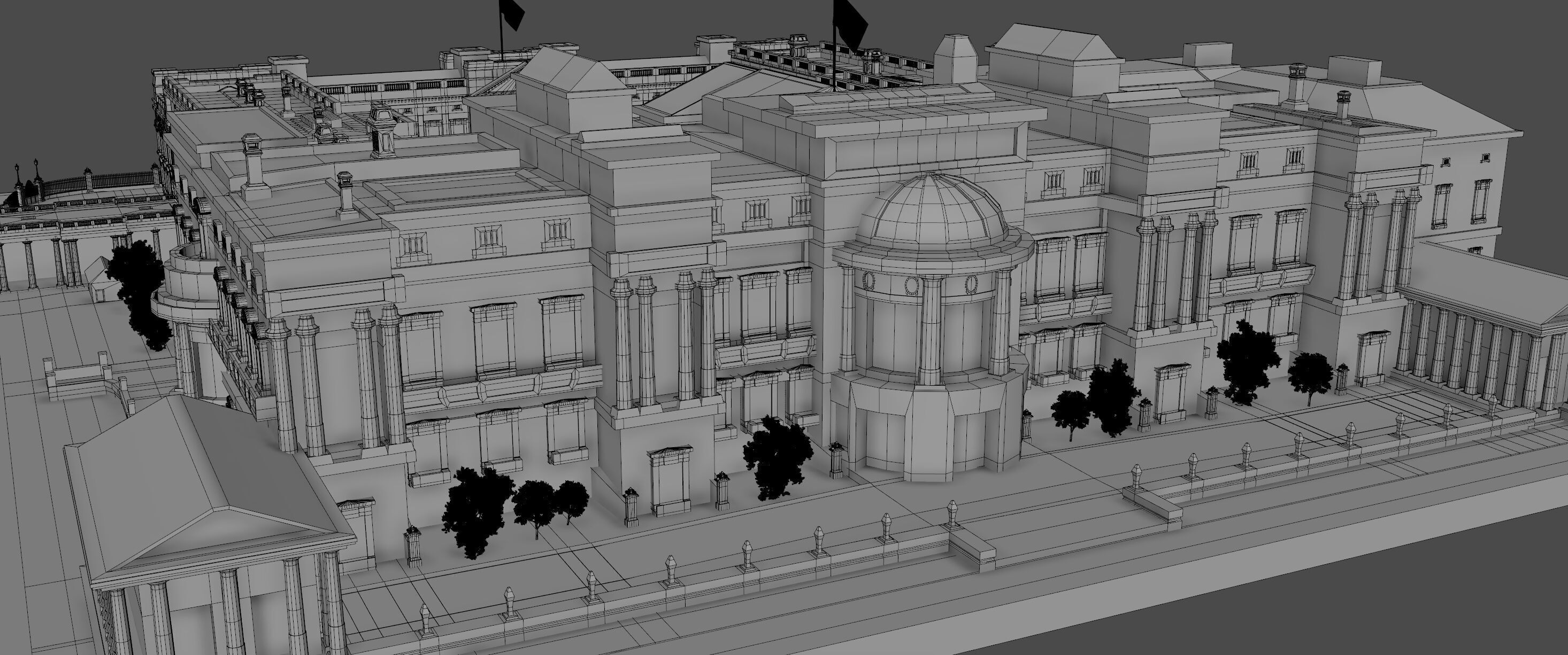 Buckingham Palace 3D model_14
