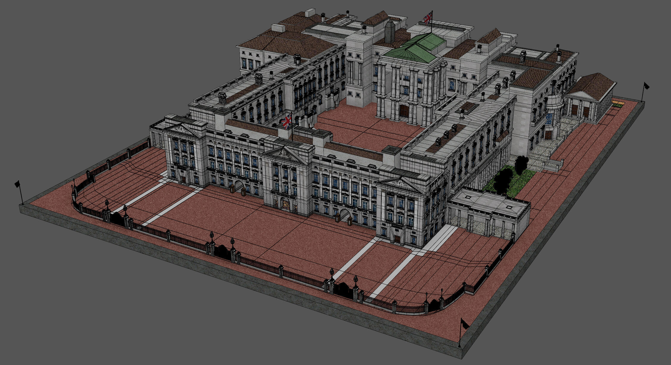 Buckingham Palace 3D model_17