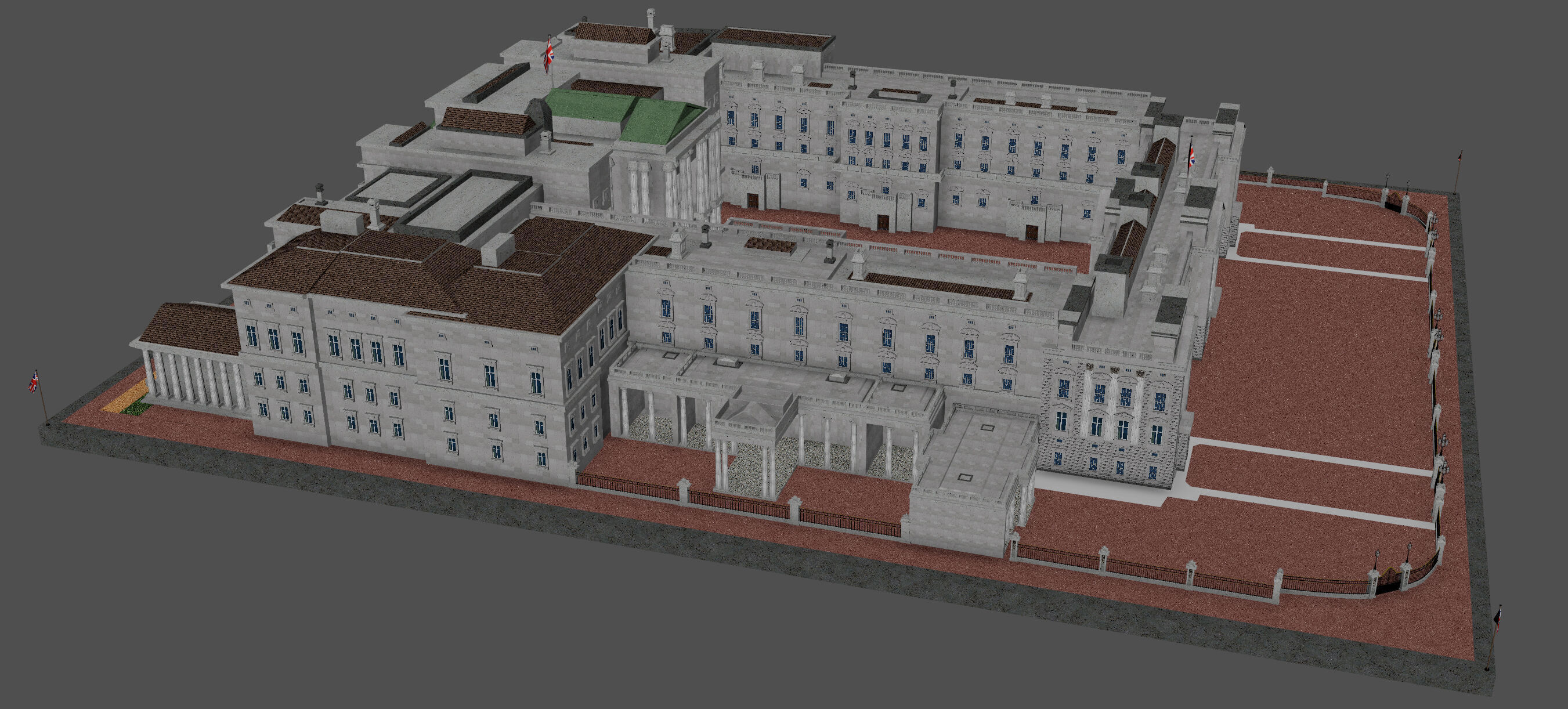 Buckingham Palace 3D model_9