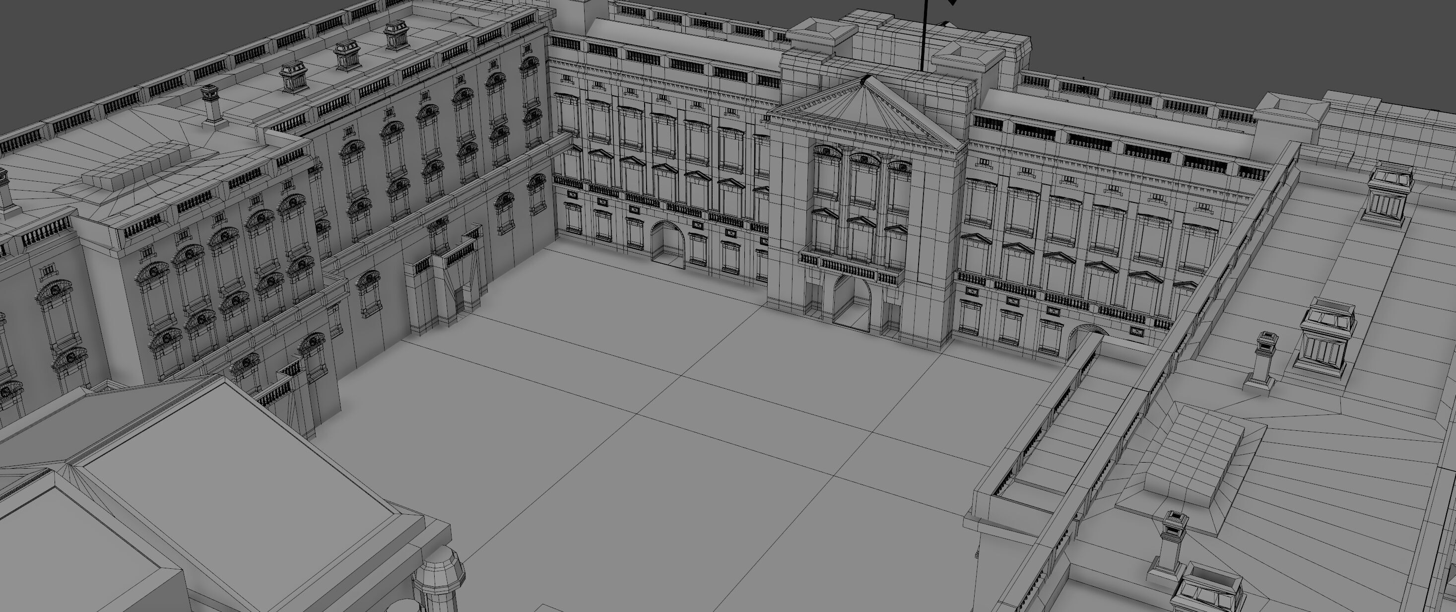 Buckingham Palace 3D model_16