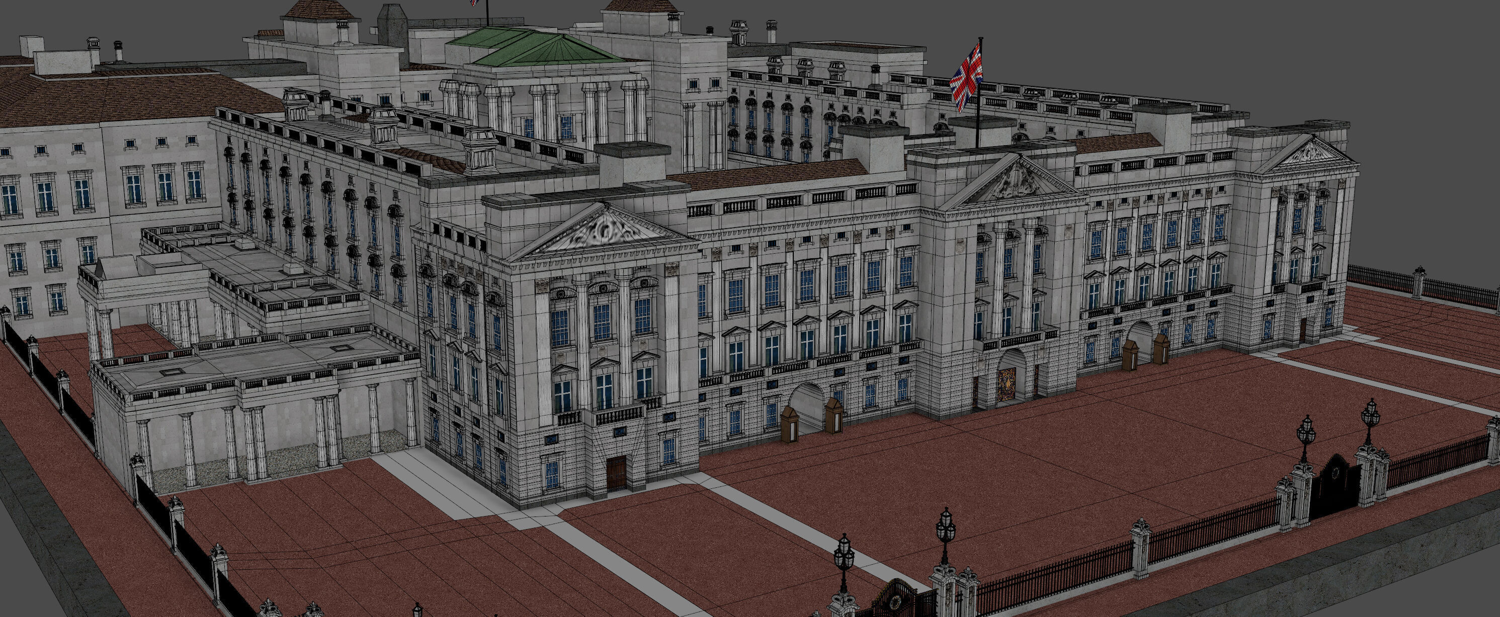 Buckingham Palace 3D model_11