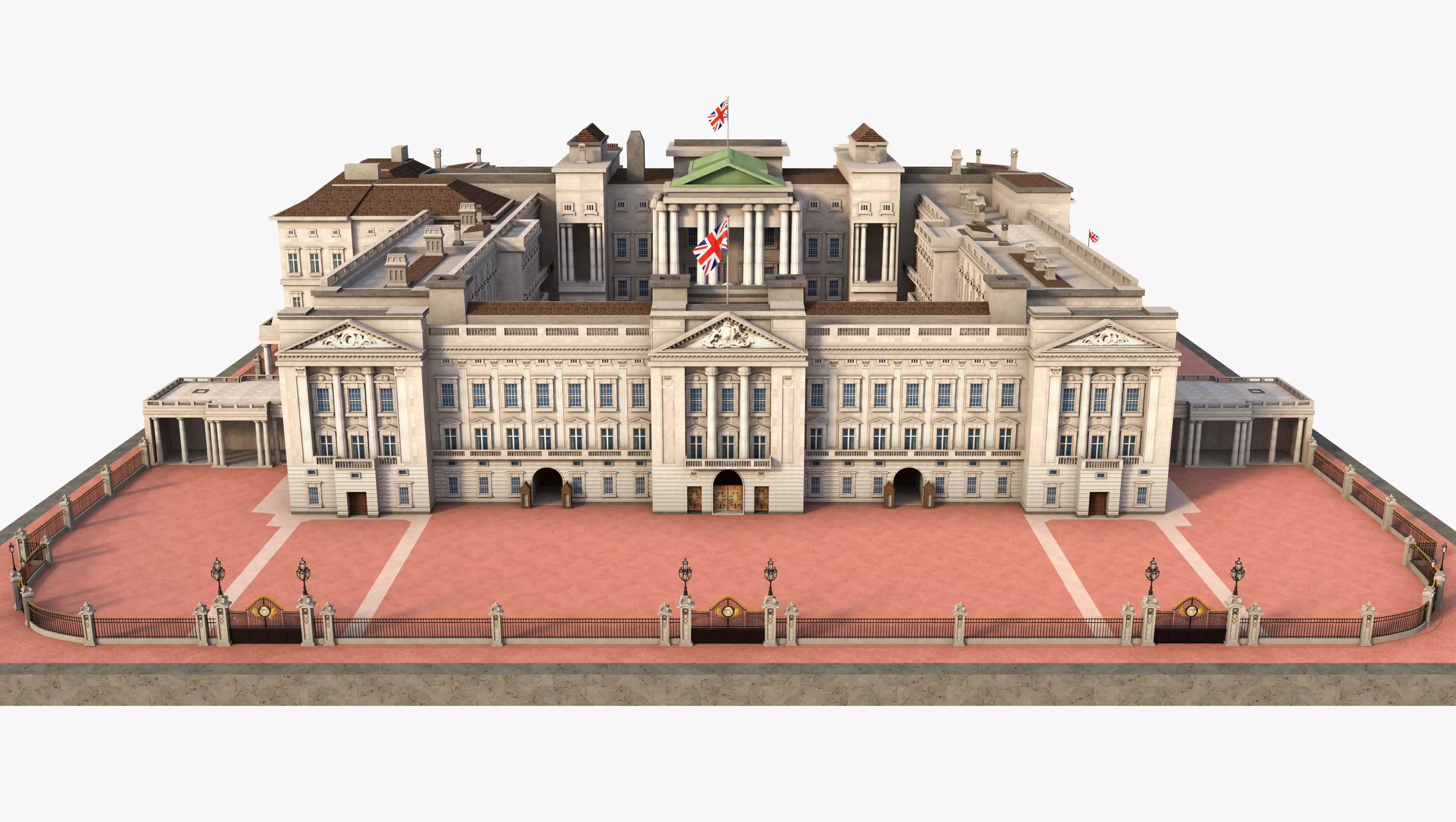 Buckingham Palace 3D model_0