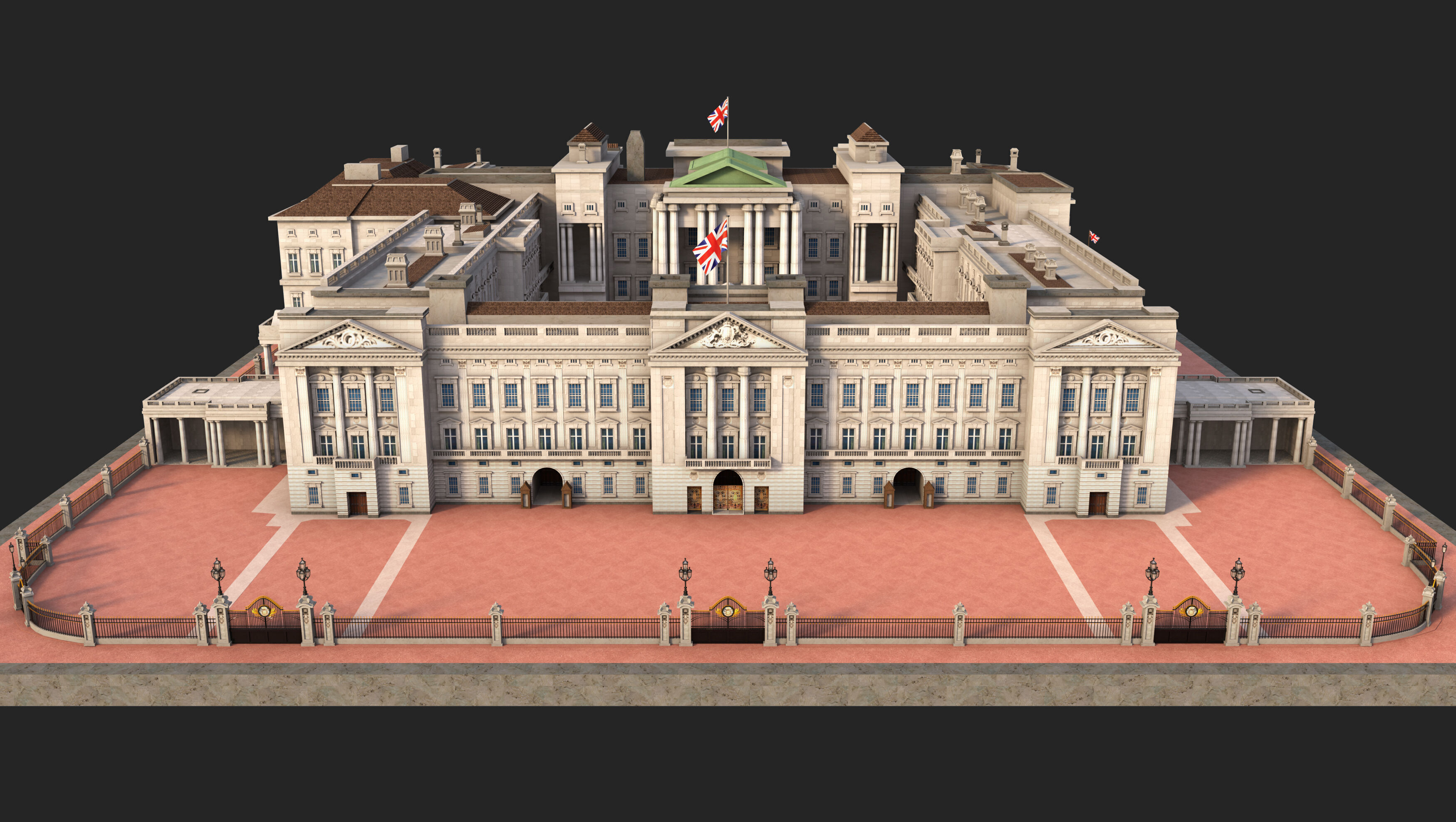 Buckingham Palace 3D model_1