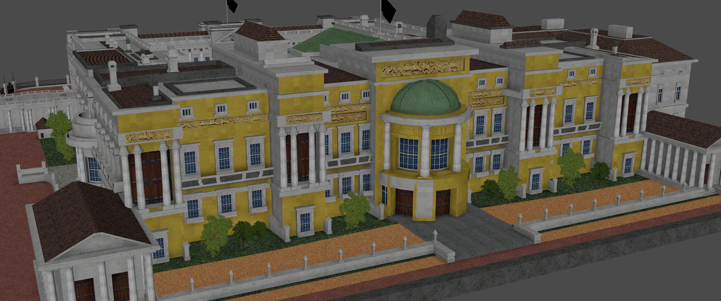 Buckingham Palace 3D model_13