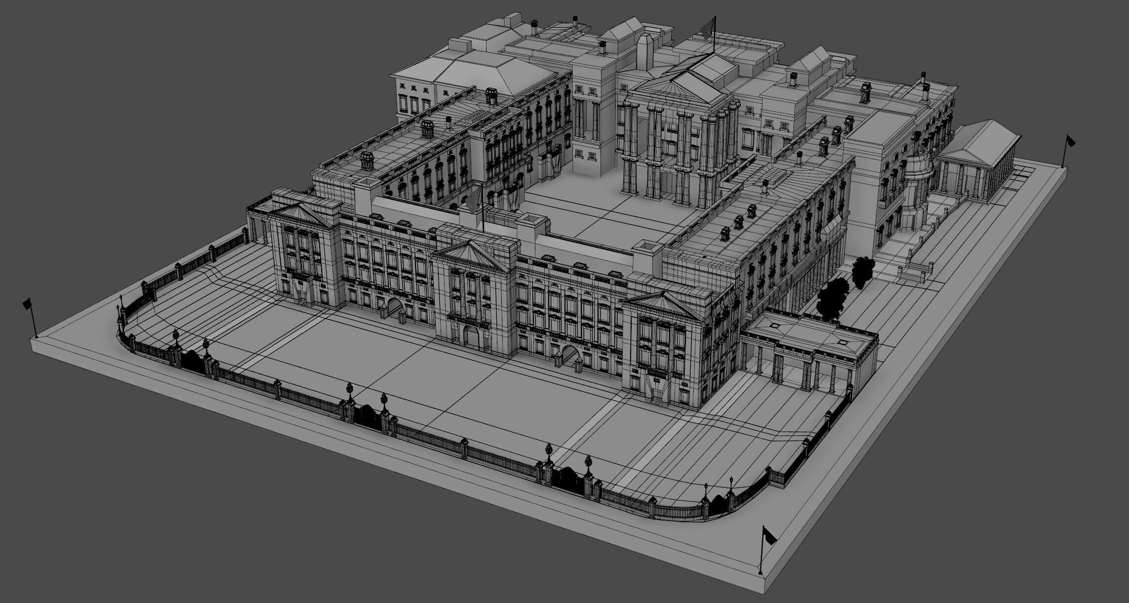 Buckingham Palace 3D model_18