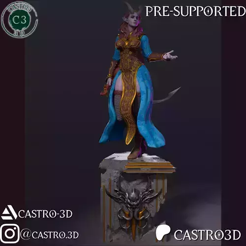 Alfira The Bard of Elturel - Baldurs Gate 3 Miniature Collection 3D print model