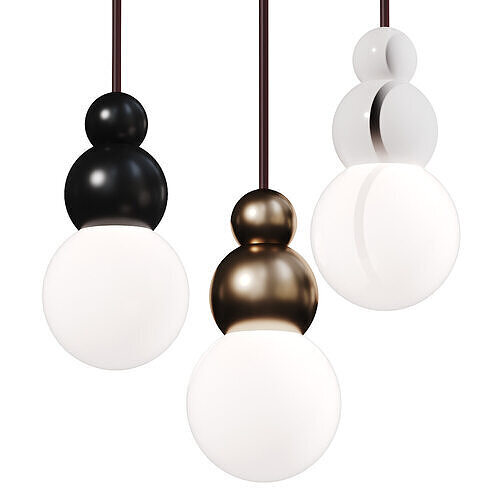Michael Anastassiades Ball Light Pendant Lamps 3D model