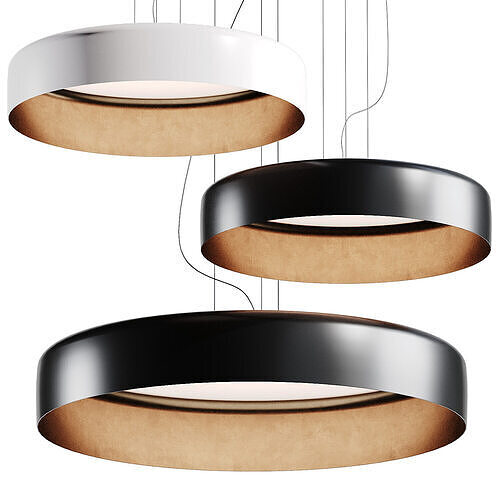 Panzeri Ginevra Pendant Lamps 3D model