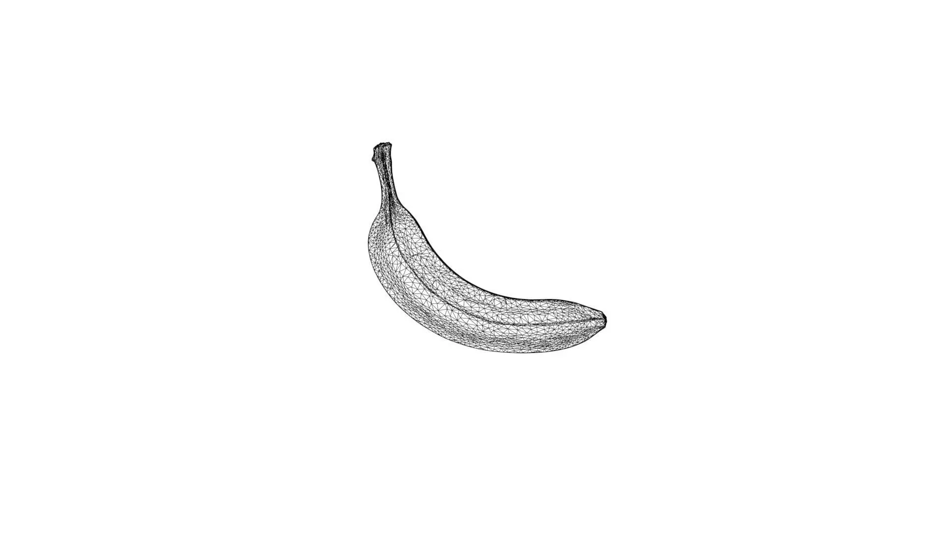 Banana 3D model_2