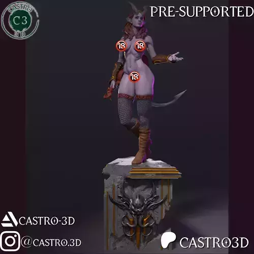 Alfira The Bard of Elturel NSFW - Baldurs Gate 3 Collection 3D print model