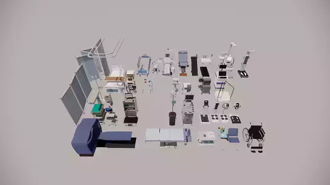 Medical equipment Hospital appliances beds CT ultrasound X-ray