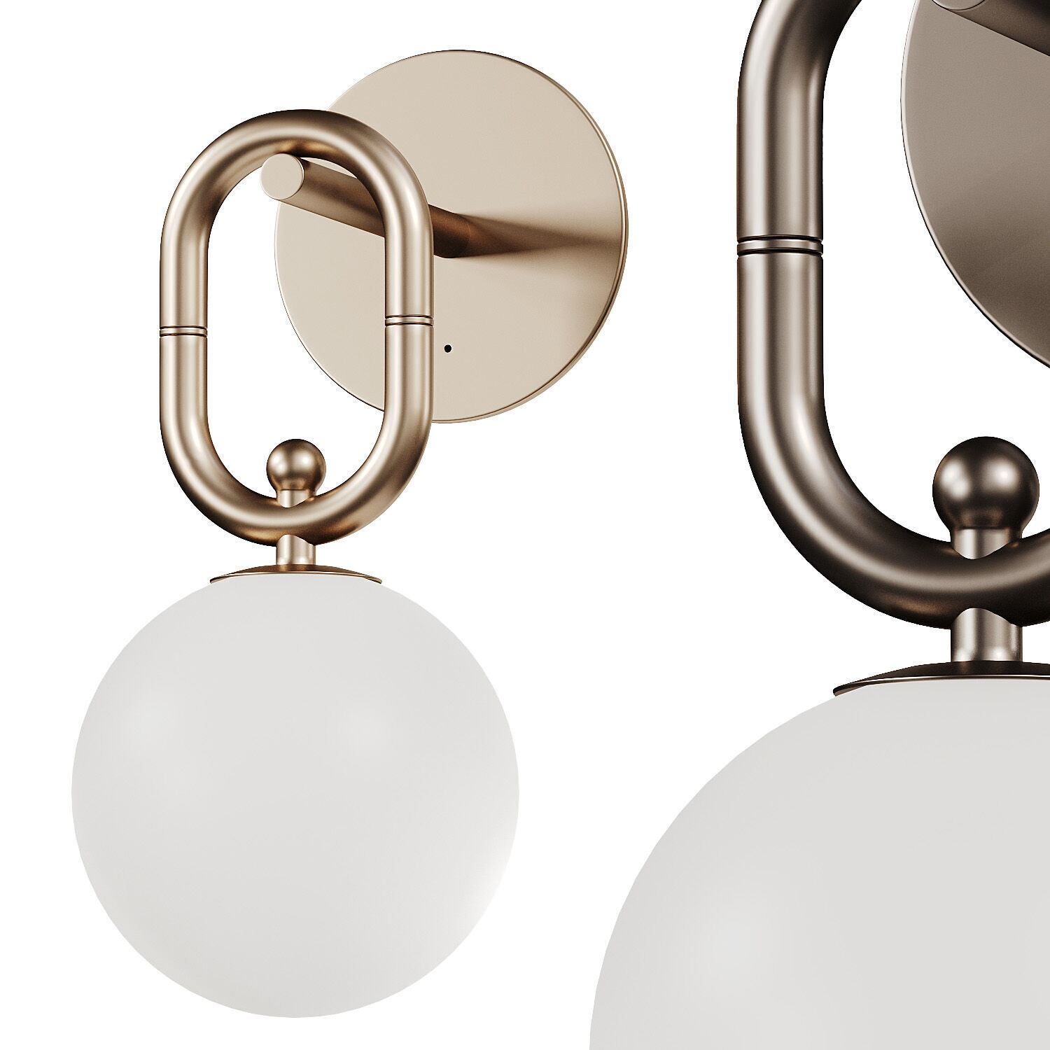 Volker Haug Studio Missing Link Wall Lamp 3D model_2