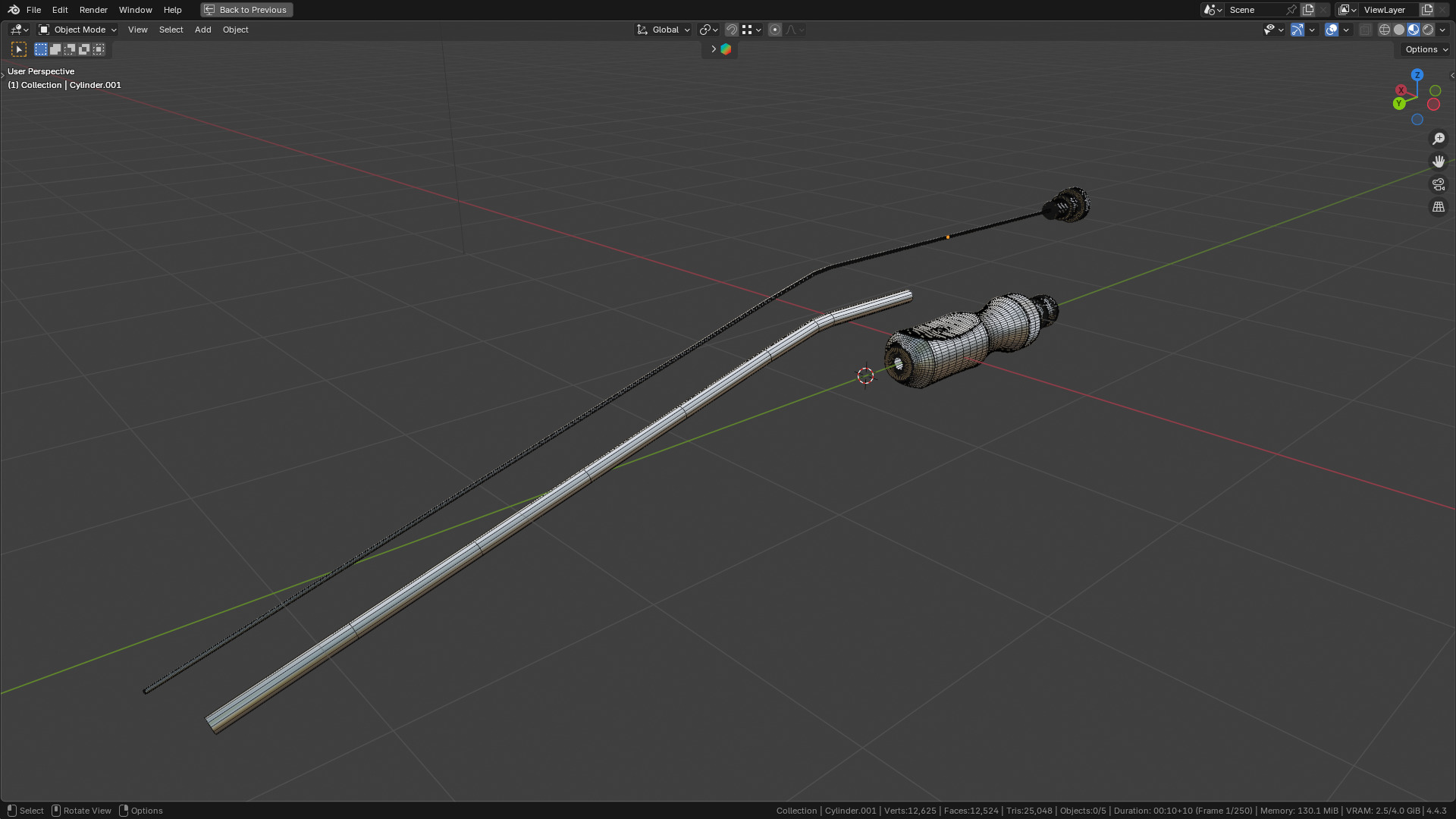 Frazier Suction Tube 3D model_29