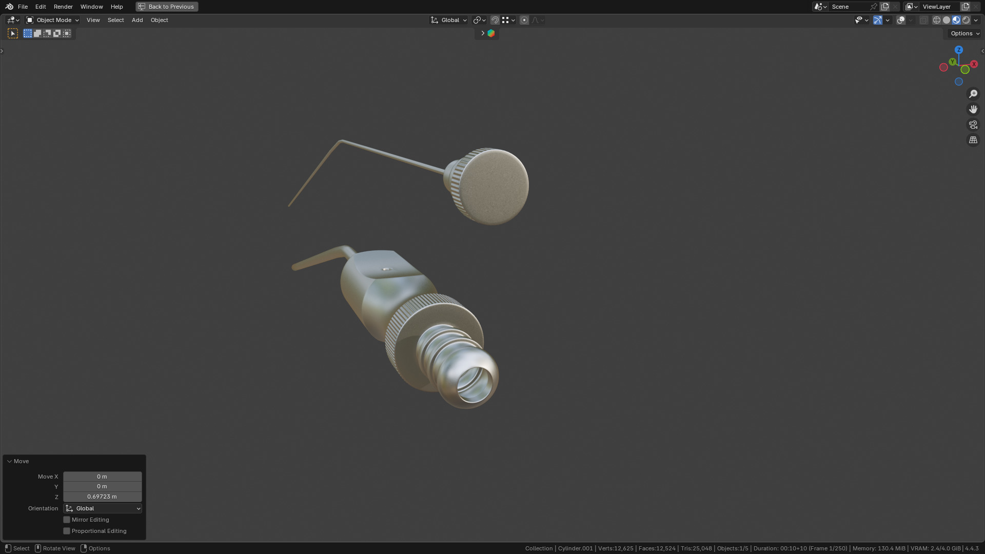 Frazier Suction Tube 3D model_22