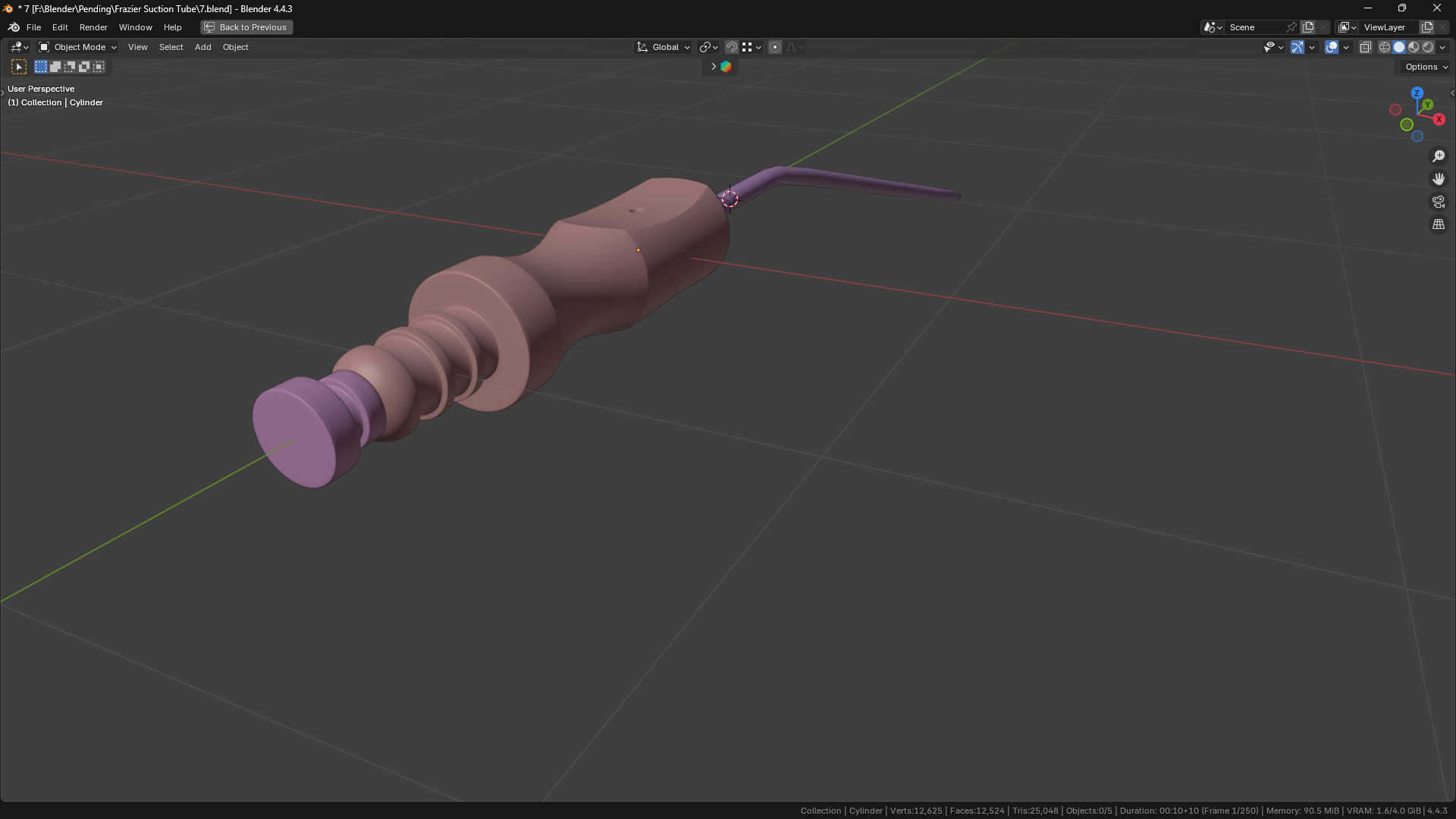 Frazier Suction Tube 3D model_50