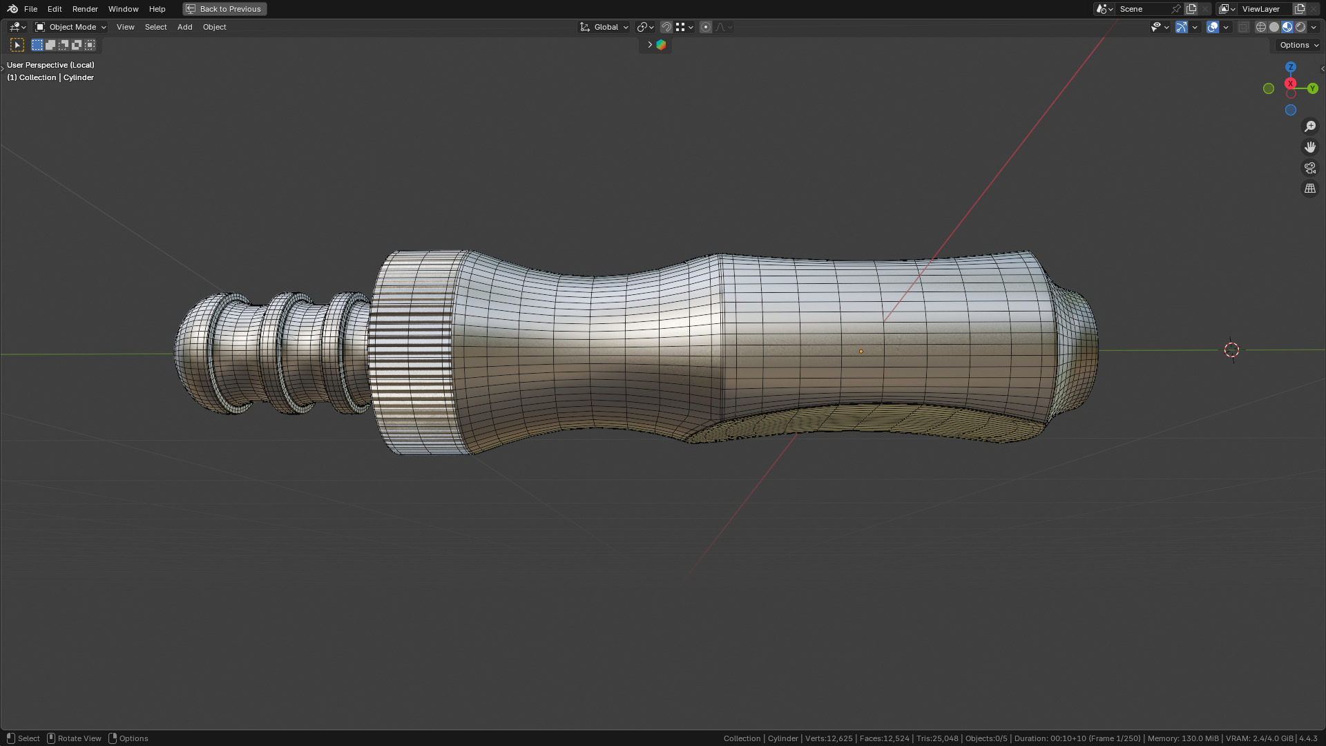 Frazier Suction Tube 3D model_32