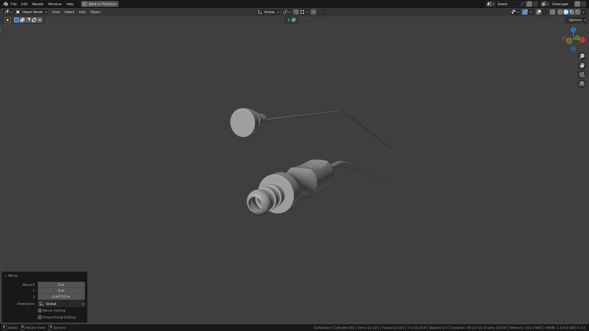 Frazier Suction Tube 3D model_18