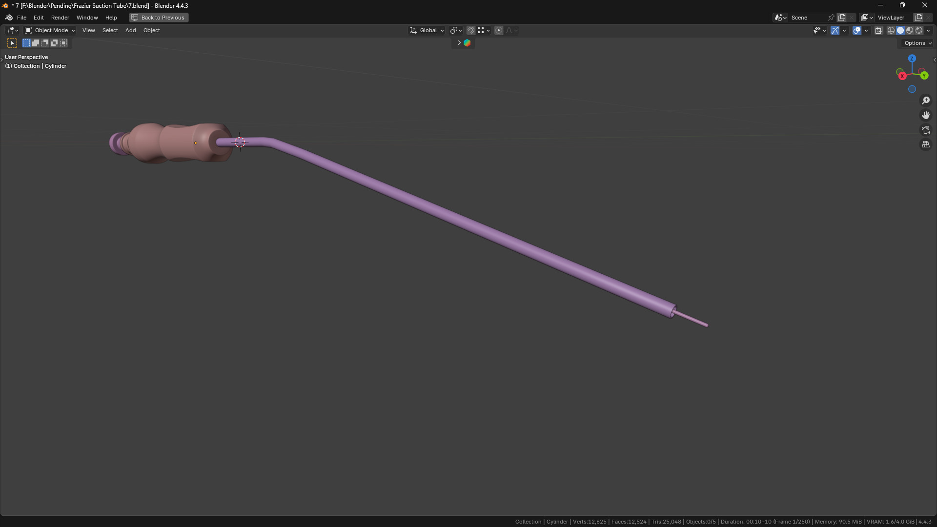 Frazier Suction Tube 3D model_51