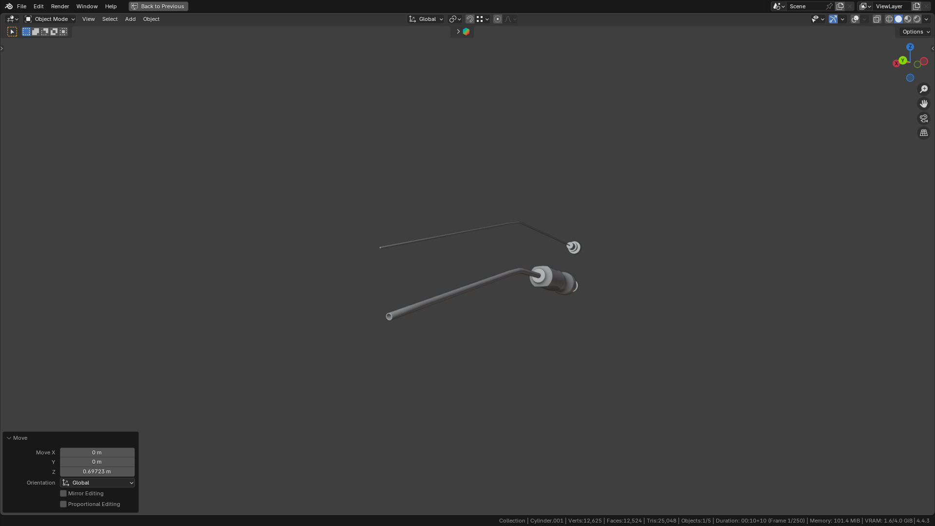 Frazier Suction Tube 3D model_17