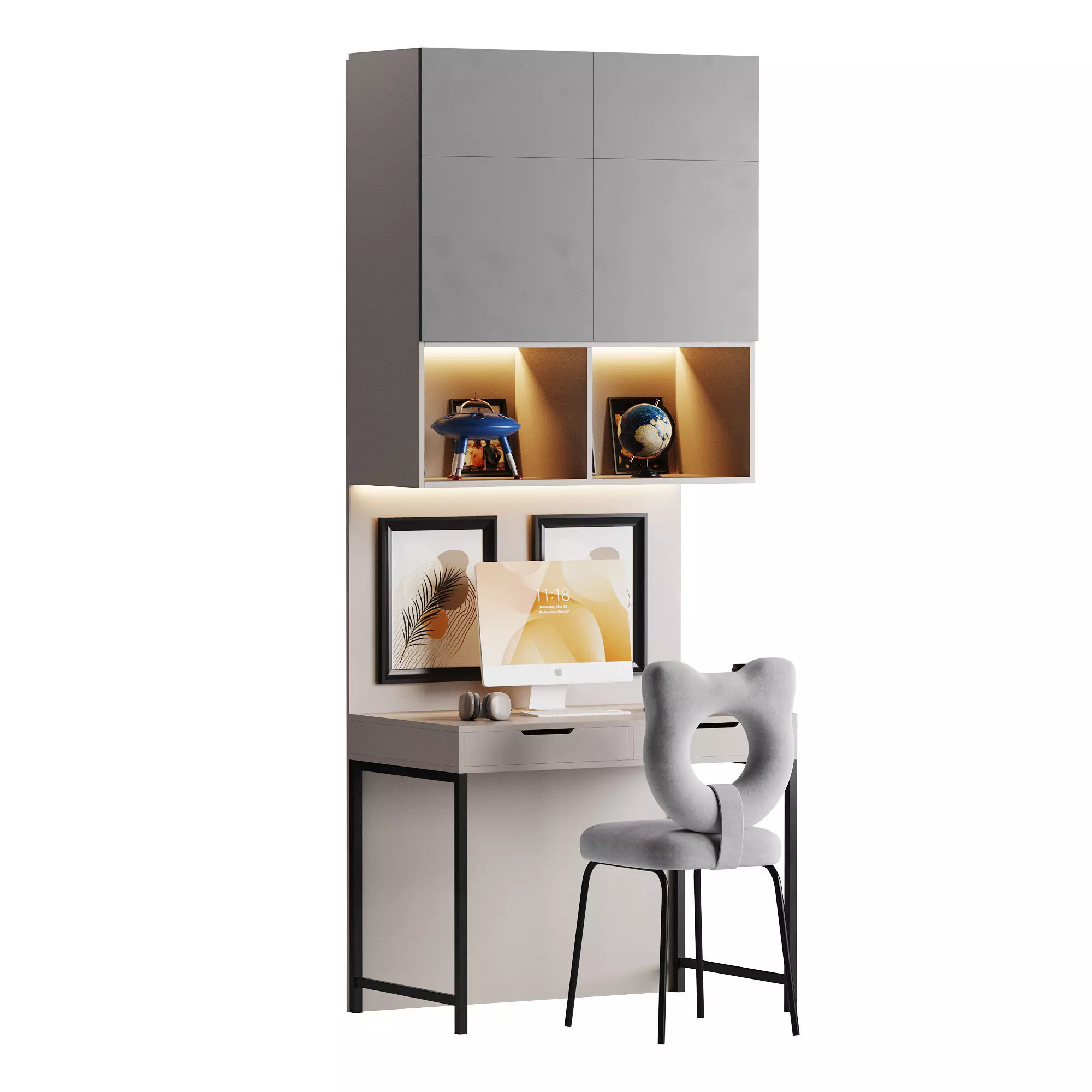 Workplace for Children 14 3D model_0