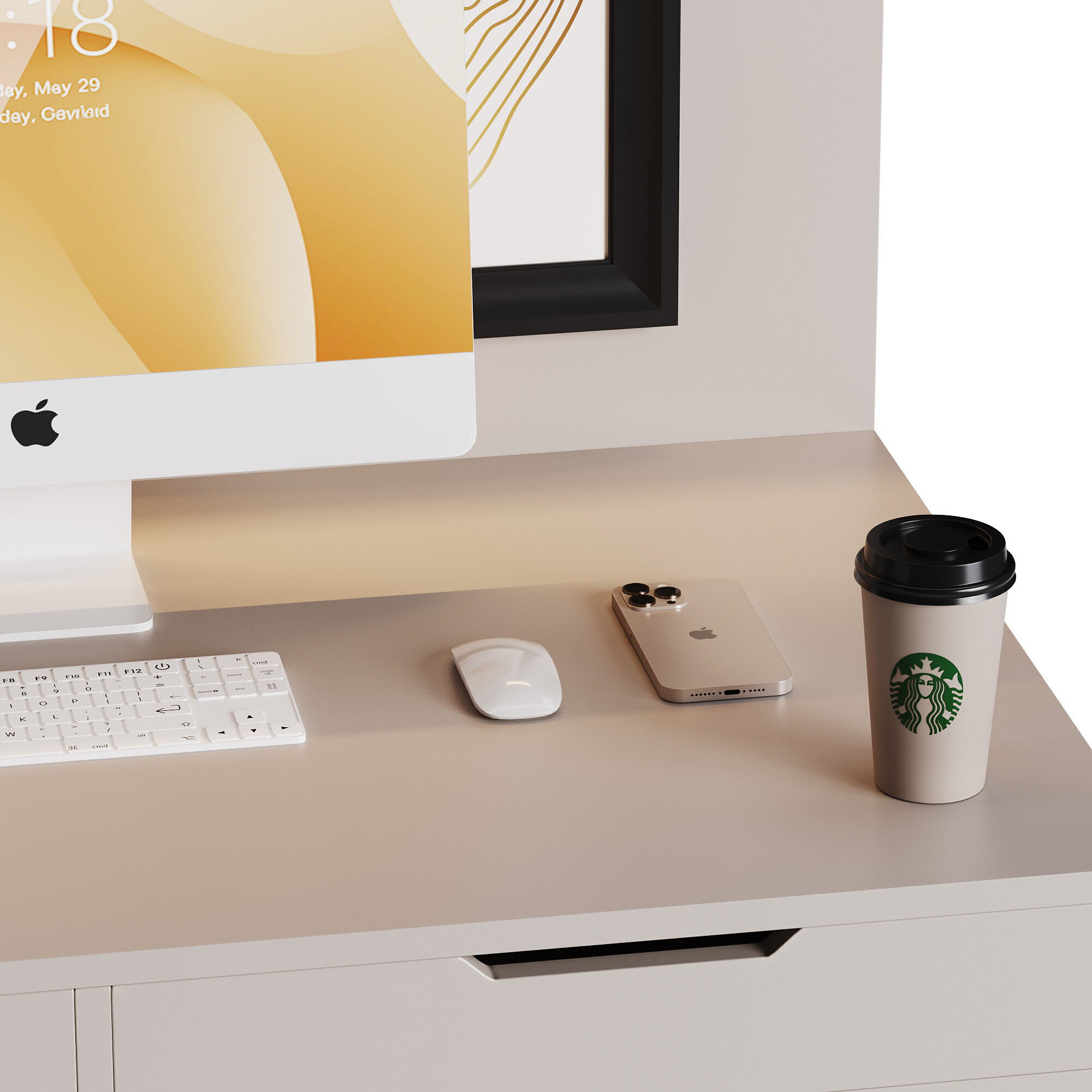 Workplace for Children 14 3D model_7