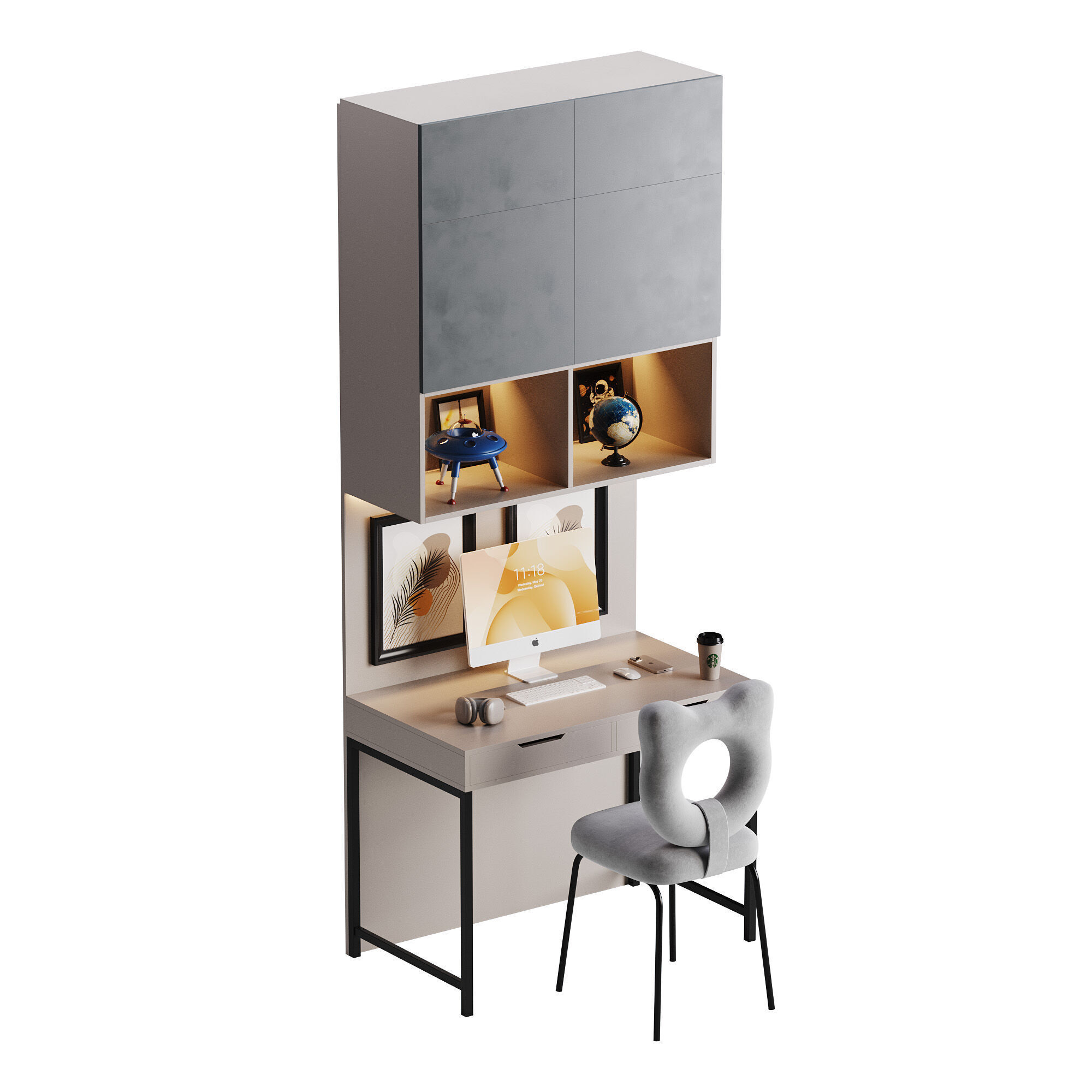 Workplace for Children 14 3D model_1