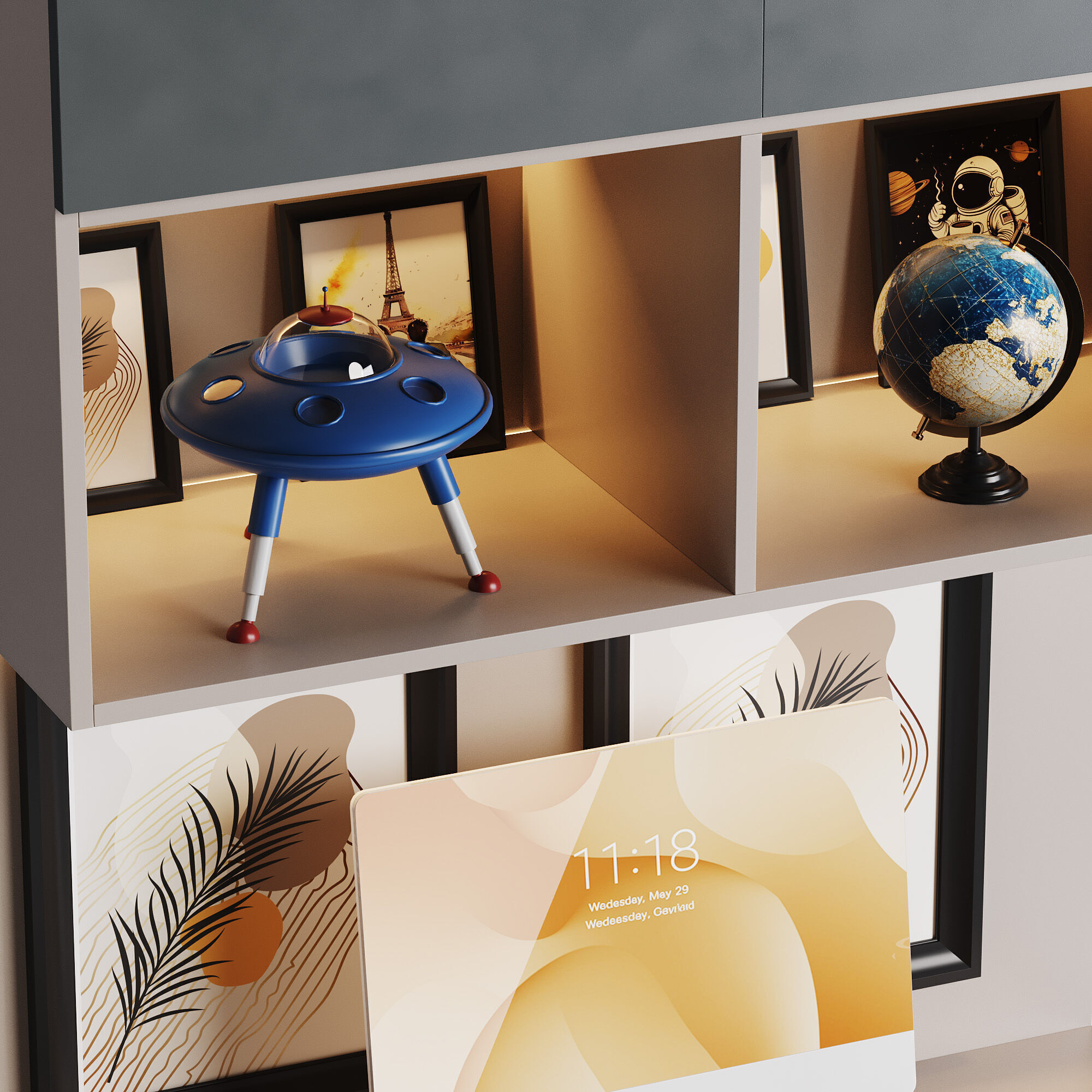 Workplace for Children 14 3D model_5