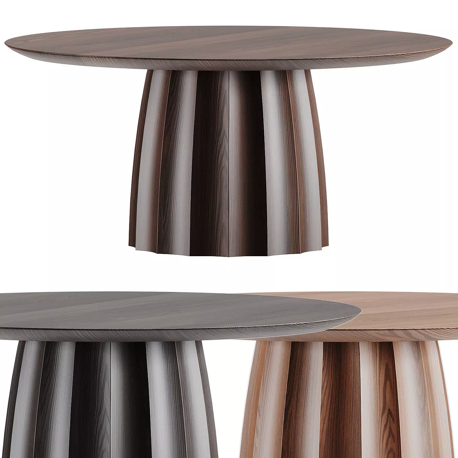 Time  Style Tsubomi Dining Table 3D model_0