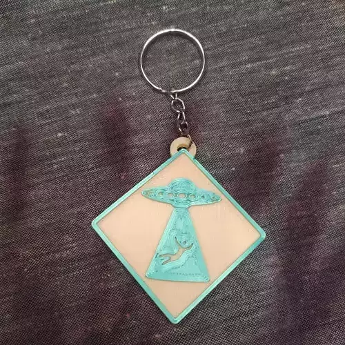  Abduction Keychain Ufo