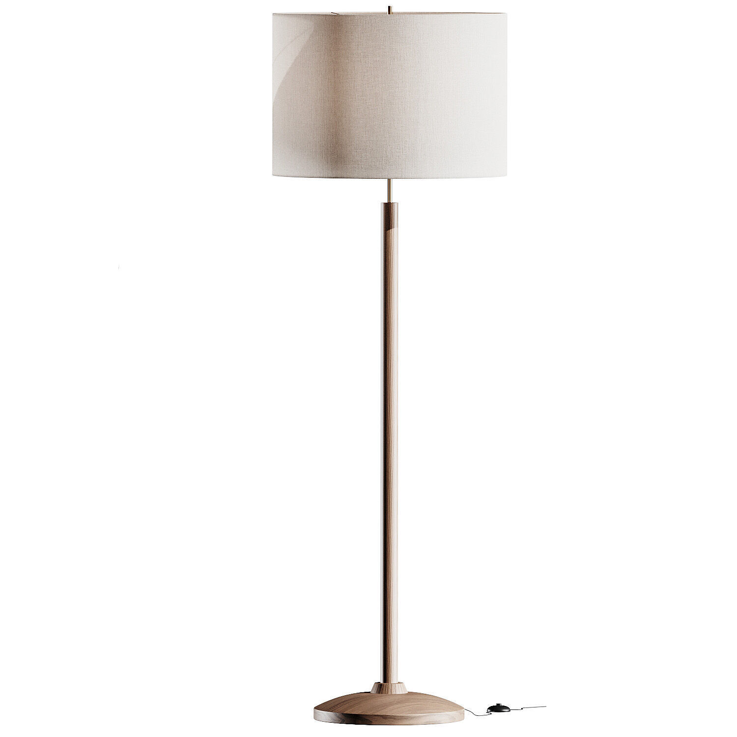 Altmar II Natural Maple Floor Lamp 3D model_1