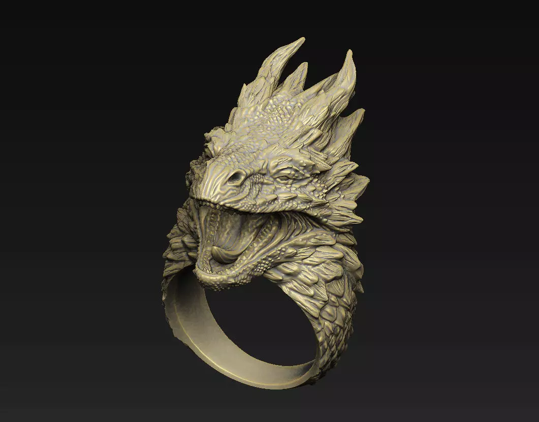 dragon design epic carnivore warrior bat python pendant hydra 3D print model_0