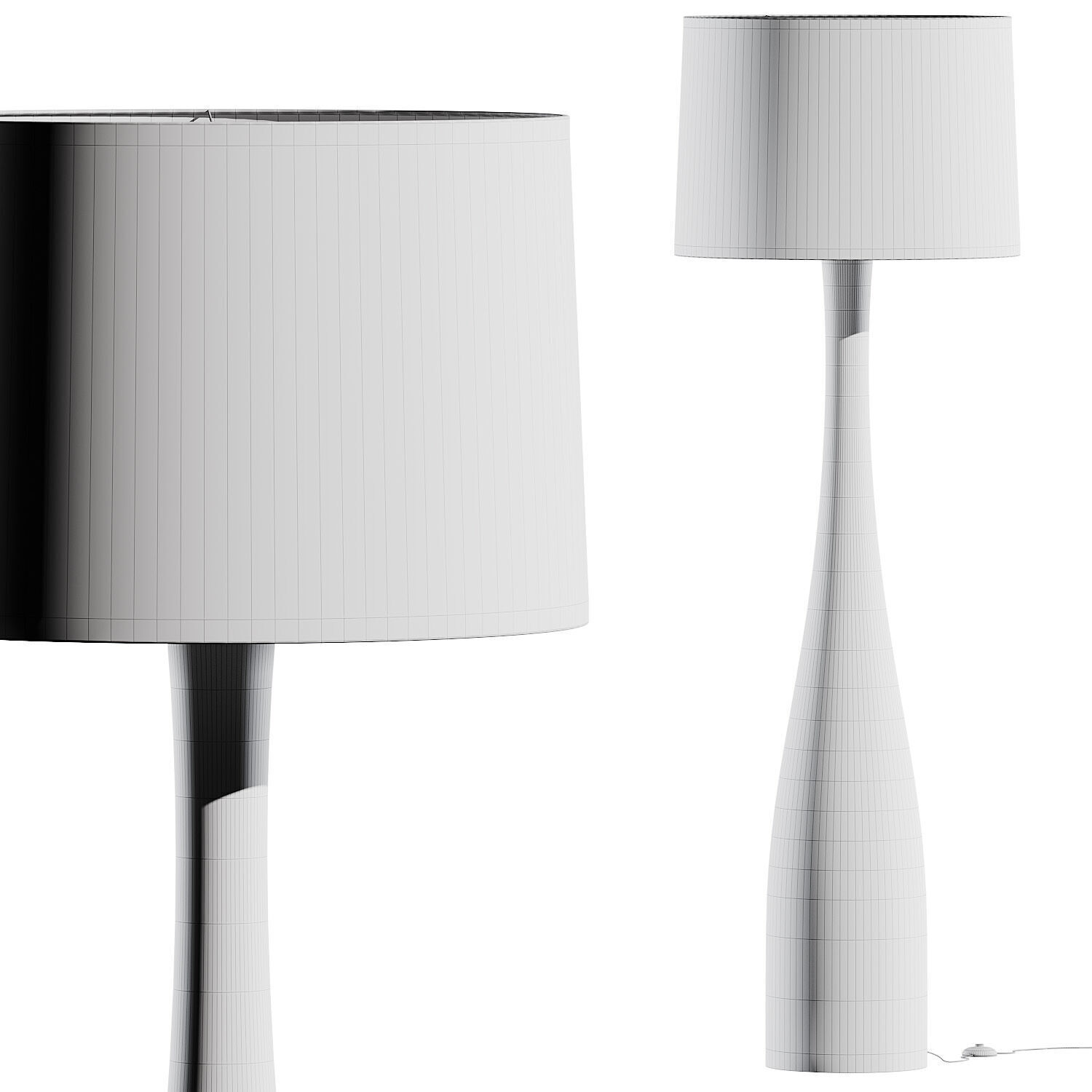 Arteriors Truxton Floor Lamp 3D model_3