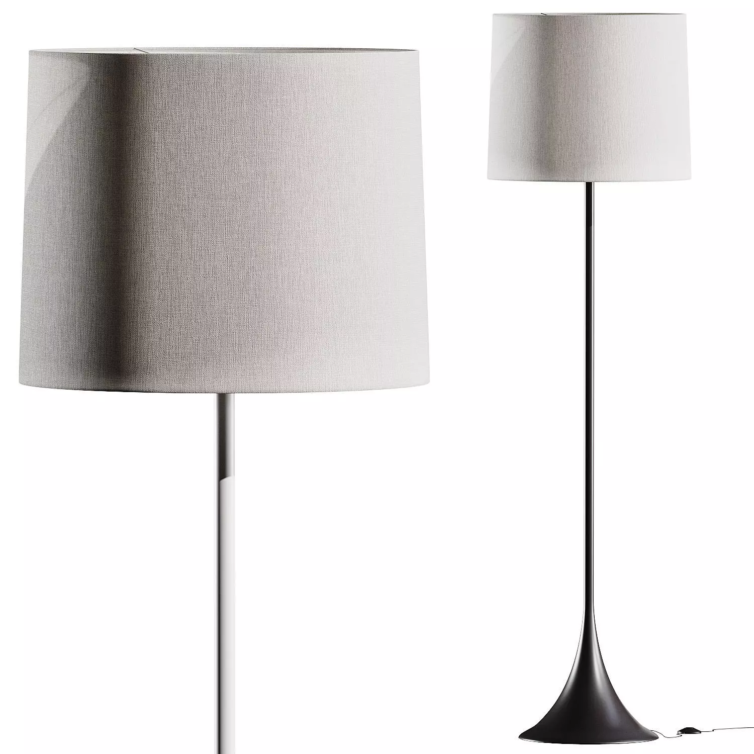 Arteriors Truxton Floor Lamp 3D model