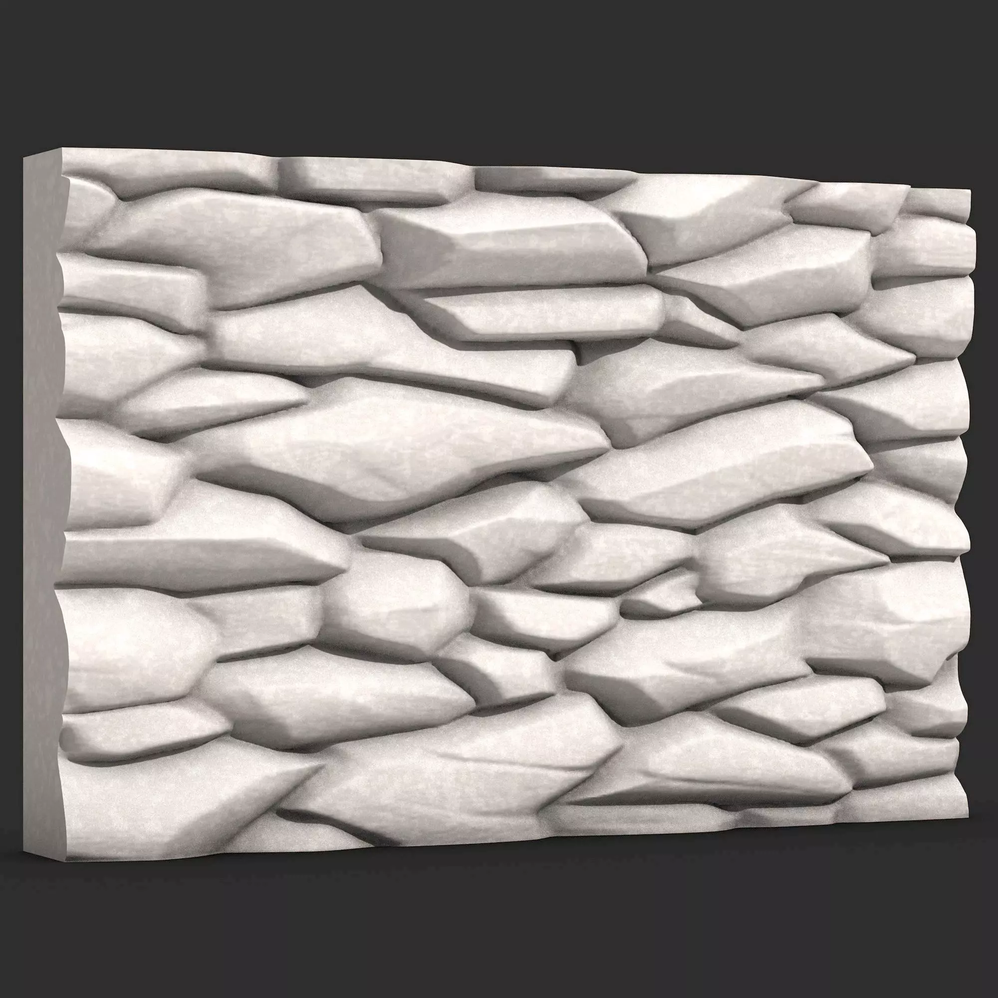 Stone Wall 374 3D print model_0